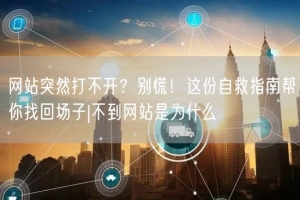 网站突然打不开？别慌！这份自救指南帮你找回场子|不到网站是为什么